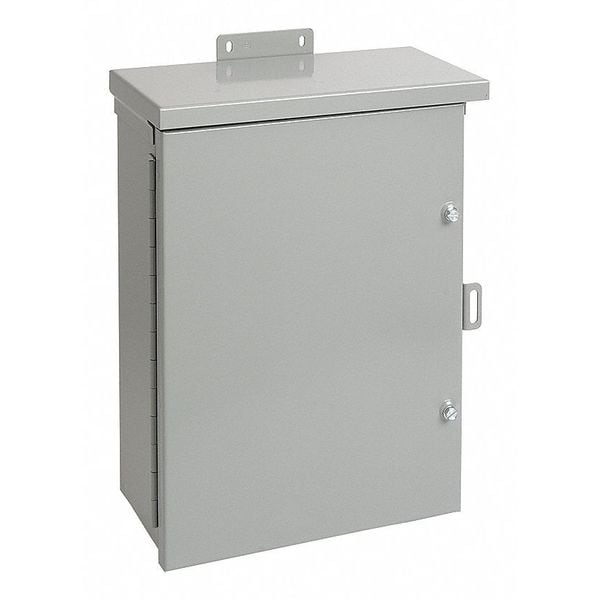 Nvent Hoffman Carbon Steel Electrical Enclosures, 30 in H, 8 in D, 24 in W, NEMA 3R, Hinged - A30R248HCR