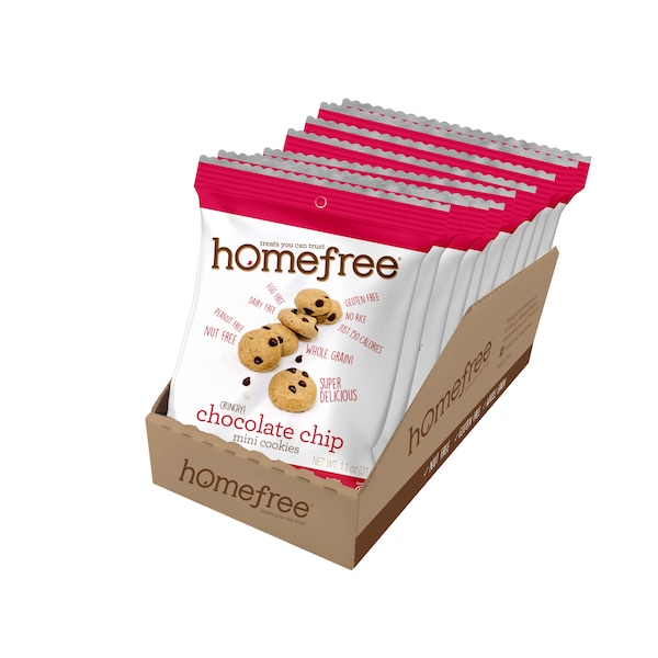 Galletas mini de chispas de chocolate Homefree en cajas individuales para llevar, 1.1 oz., paquete de 10 unidades - LGFMCC10