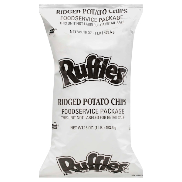 Frito-Lay Frito Lay Ruffles Papas Fritas a Granel de 1 libra, paquete de 8 - 47736.