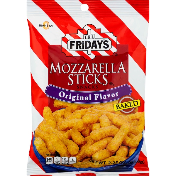 Viernes TGI's palitos de mozzarella sin gluten M 2.25 oz. Bolsa, paquete de 6 - 30187