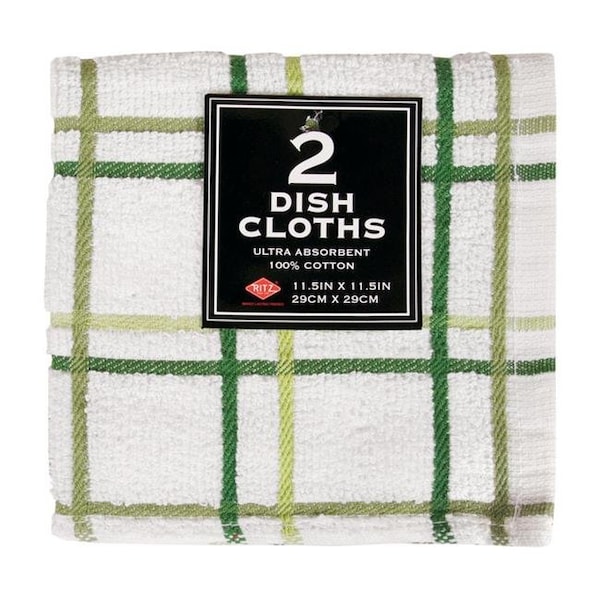Ritz Ritz 6667893 Cactus Cotton Dish Cloth - 2 per Pack & Pack of 3 - 6667893