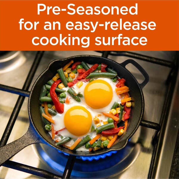 Commercial Chef Cast Iron Skillet Pan 12'' Skillet - CHFL12