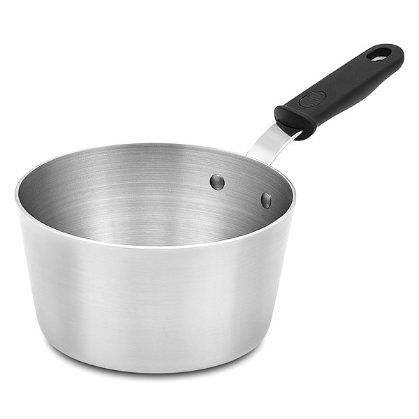 Vollrath Sauce Pan, Tapered, 2.75 qt, Aluminum, PK2 - 6821275