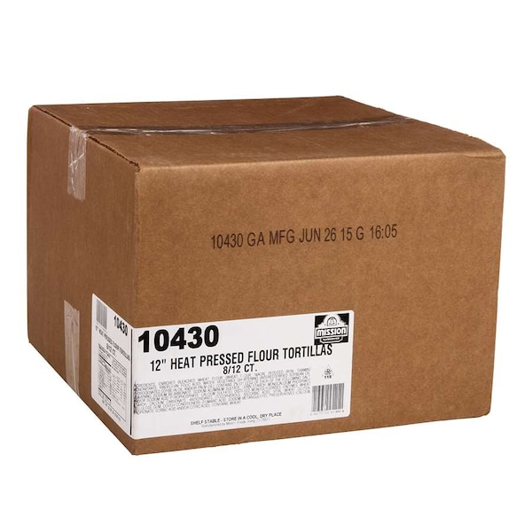 Tortillas de Harina Mission Foods prensadas en caliente, paquete de 96 - 10430