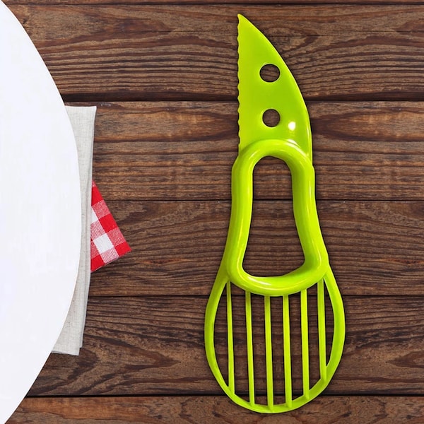 1947Kitchen 3-In-1 Avocado Cutter, Slicer and Pit Remover Tool - TI-GLIAC-GRE