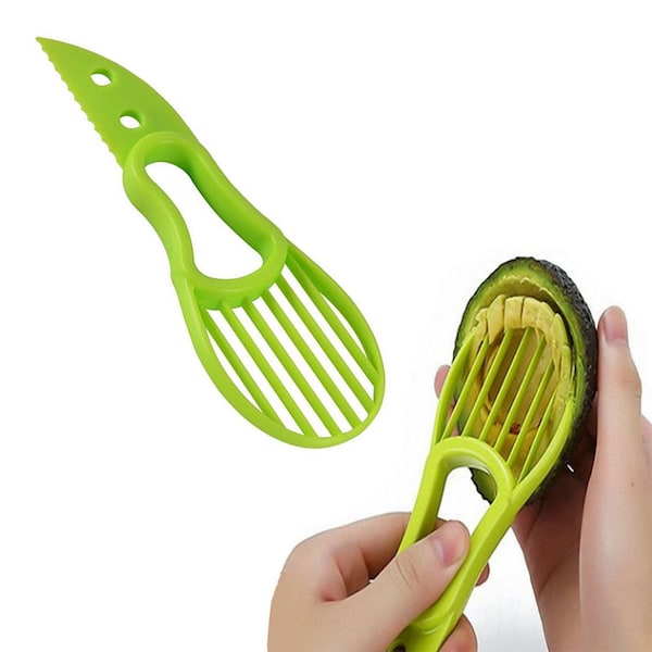 1947Kitchen 3-In-1 Avocado Cutter, Slicer and Pit Remover Tool - TI-GLIAC-GRE