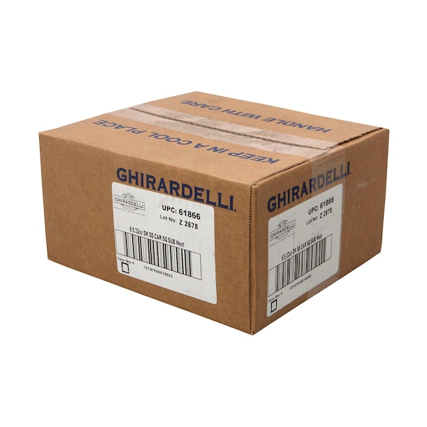 Cuadrado de Caramelo con Chocolate Amargo y Sal Marina Ghirardelli 5.32 oz. Bolsa, Paquete de 6 - 61866