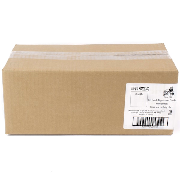 Rey Leo Rey Leo Caramelo de menta triturada en bolsa de 5 libras, paquete de 2 - P260-100