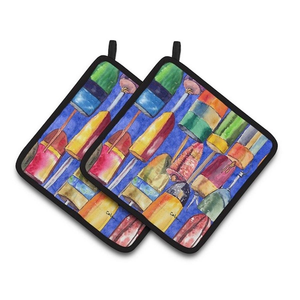 Carolines Treasures Bouys Pair of Pot Holders, 7.5 x 3 x 7.5 in. - 8723-1PTHD