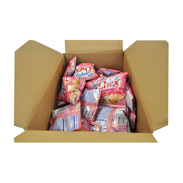 Chex Mix Simplemente Chex Yogurt de Fresa 1.03 oz., Paquete de 60 - 16000-31937