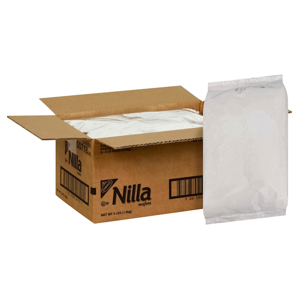 Galletas Nilla Wafers Kosher Nabisco de 4 libras, bolsa de 2 piezas - 00718.