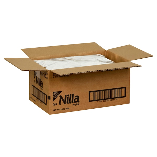 Galletas Nilla Wafers Kosher Nabisco de 4 libras, bolsa de 2 piezas - 00718.
