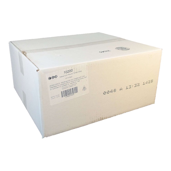 Cgb CGB Tortilla Chips de grano entero redondas a granel paquete de 2 libras, paquete de 3 - 10200