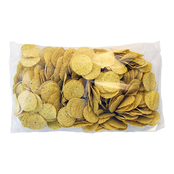 Cgb CGB Tortilla Chips de grano entero redondas a granel paquete de 2 libras, paquete de 3 - 10200