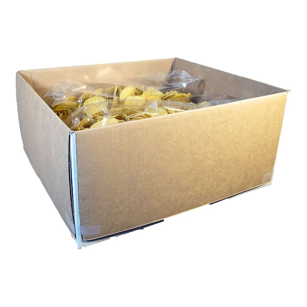 Cgb CGB Tortilla Chips de grano entero redondas a granel paquete de 2 libras, paquete de 3 - 10200