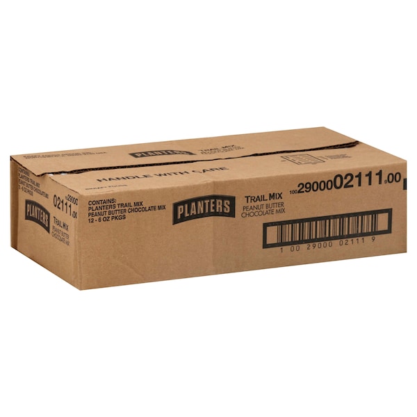 Planters Mezcla de Rastro de Mantequilla de Cacahuate y Chocolate en bolsa de 6 oz, paquete de 12 - 10029000021119