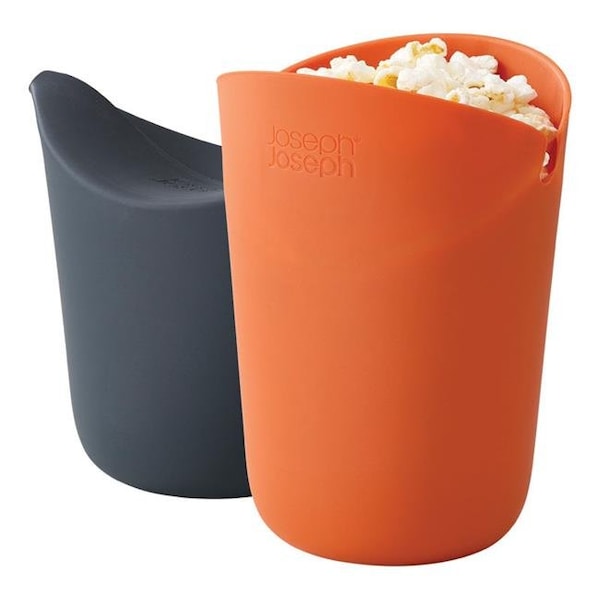 Joseph Joseph Joseph Joseph 6660005 M-Cuisine Black & Orange Air Microwave Popcorn Popper - 6660005