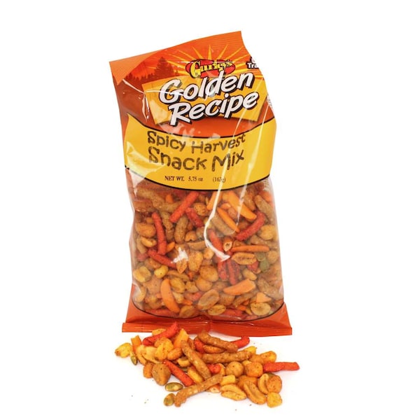 Receta Dorada: Mezcla de botanas Golden Recipe Spicy Harvest 5.75 oz., paquete de 8 - 7617