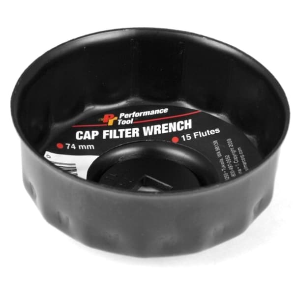 Perform Tool Perform Tool W54112 Filter Cap Wrench 74 mm.; 15 Fl - PTL-W54112