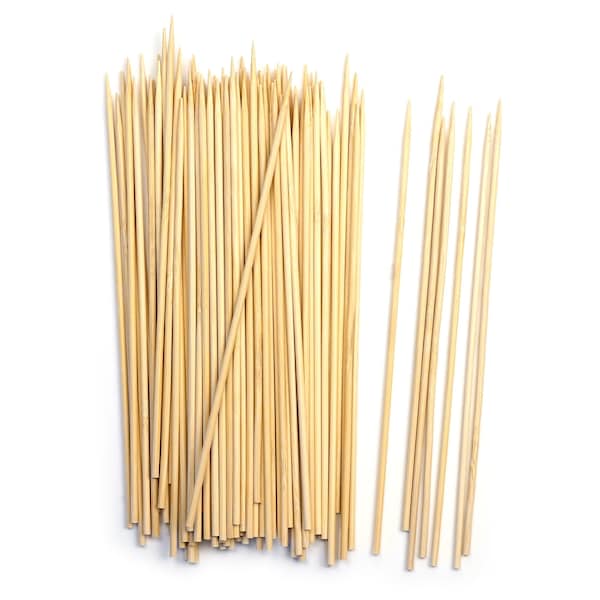 Rsvp International Bamboo Skewer - 8In Round - 100 Ct, 100PK - BOO-8R