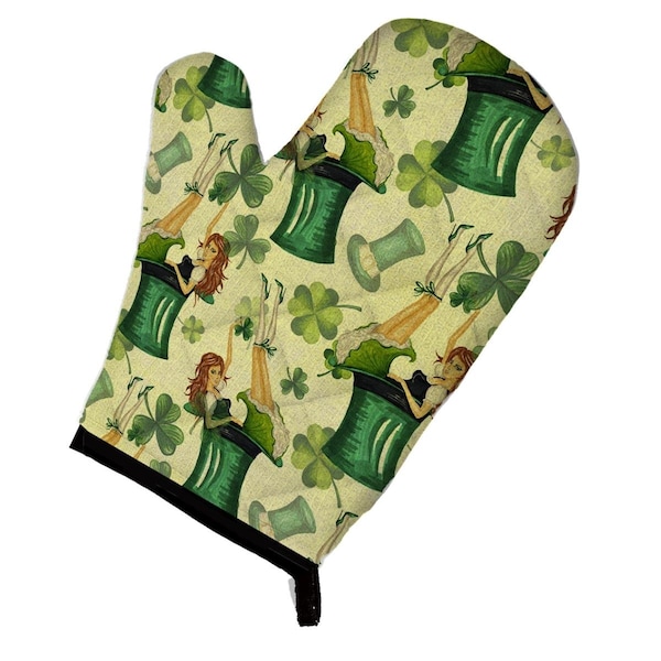 Carolines Treasures Watercolor St Patricks Day Party Oven Mitt - BB7559OVMT