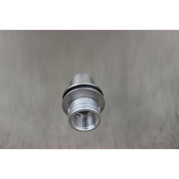 Concord 304 S/S 1/2" NPT to 1/2" Female NPT Weldless Bulkhead Fitting - Weldless