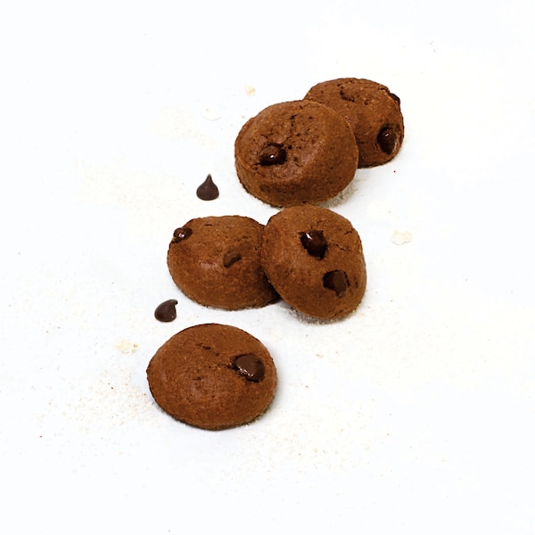 Galletas mini de doble chocolate Homefree en cajas para llevar, 0.95 oz, paquete de 10 - LGFMDC10