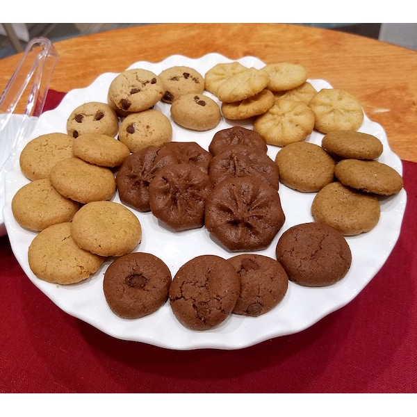Galletas mini de doble chocolate Homefree en cajas para llevar, 0.95 oz, paquete de 10 - LGFMDC10