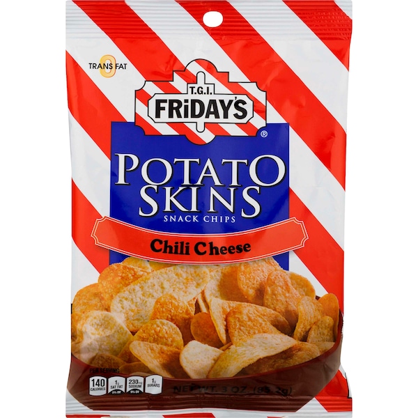Papas a la piel con chile y queso de TGI Friday's en bolsa de 3 oz, paquete de 6 - 30177