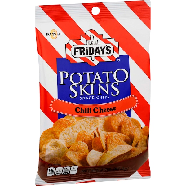 Papas a la piel con chile y queso de TGI Friday's en bolsa de 3 oz, paquete de 6 - 30177