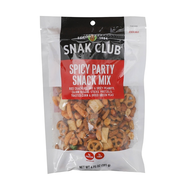 Club de bocadillos Snak Century Snacks Mezcla Picante para Fiestas de 6.75 oz., paquete de 6 - 1721464