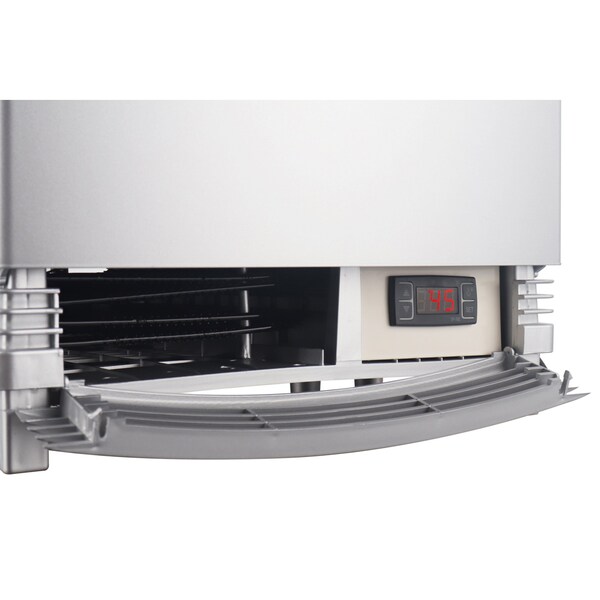 Koolmore Countertop Refrigerator Display Case Commercial Beverage Cooler with LED lighting - CDCU-3C-SV
