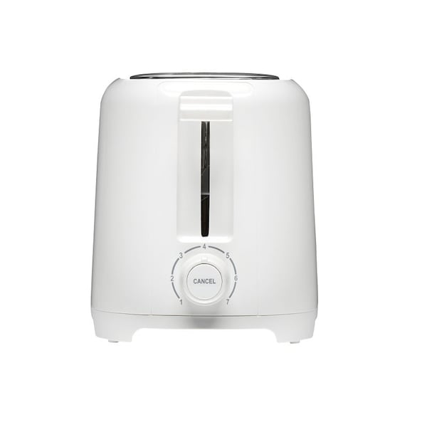 Ham.Beach/Proctor Silex Proctor Silex 22216PS Wide Slot Toaster, 700 W, 2-Slice, Button Control, Plastic, White - 22216G