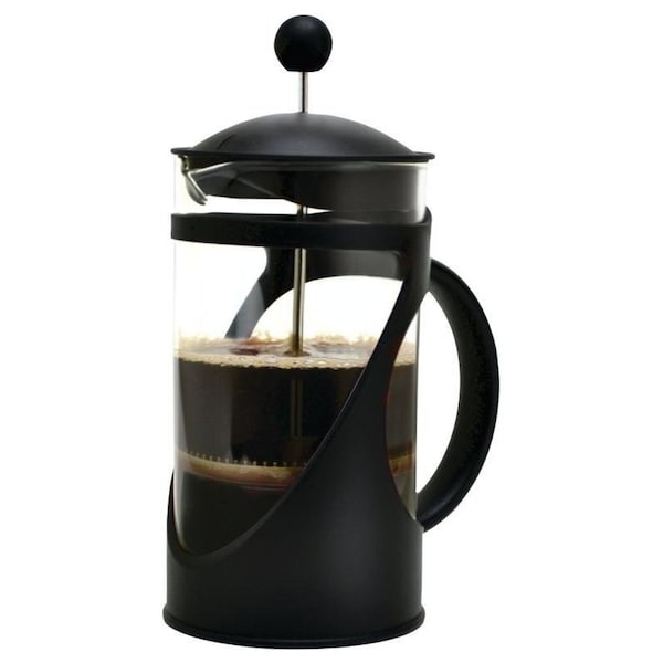 Primula Coffee Press, 8 Cups Capacity, Borosilicate Glass/Plastic/Stainless Steel, Black - TCP-2908