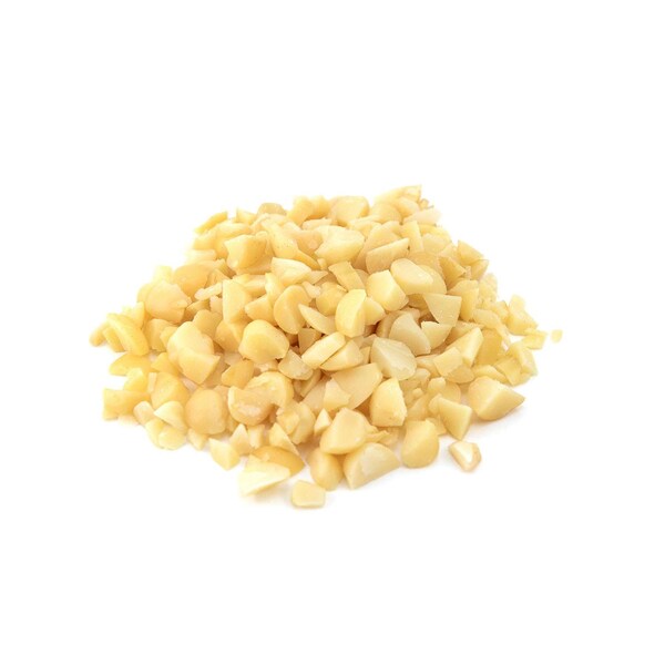 Piezas de nuez de macadamia tostadas en seco sin sal Azar Azar 5 libras - 9619696