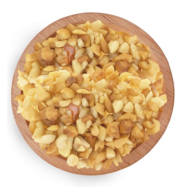 Piezas de nuez de macadamia tostadas en seco sin sal Azar Azar 5 libras - 9619696