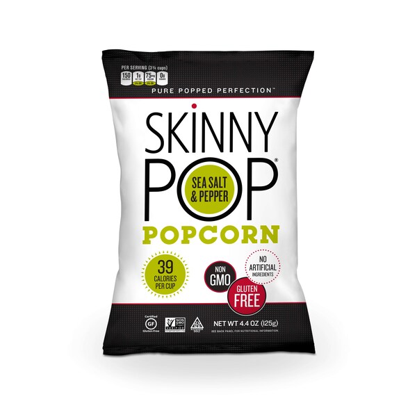 Skinnypop Skinnypop 4.4 oz. Pimienta Negra, PK12 - 1014077