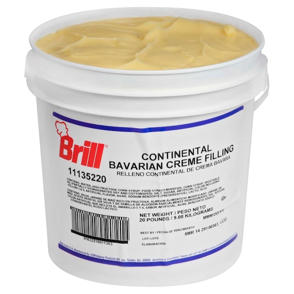 Relleno Brill de crema bávara continental de 20 libras - 10197396
