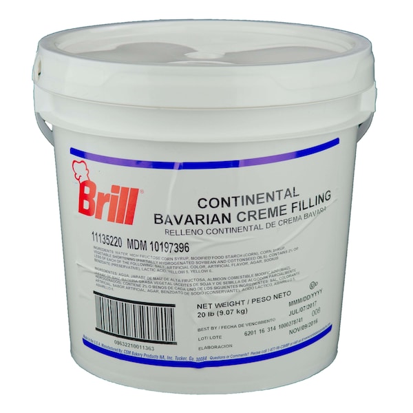 Relleno Brill de crema bávara continental de 20 libras - 10197396