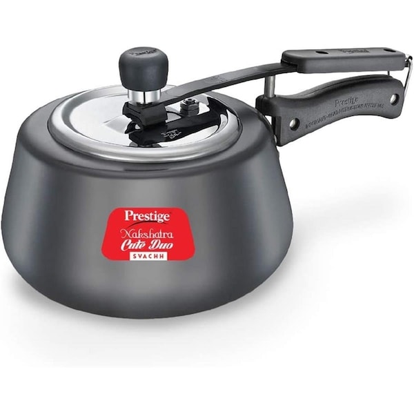 Fastfood Prestige Nakshatra Cute DUO Svachh Hard Anodised 3L Pressure Cooker - FA3550950