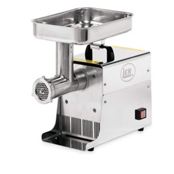 Sportsmanssupply LEM 17791 8 lbs 0.35 HP Stainless Steel Electric Meat Grinder - 17791