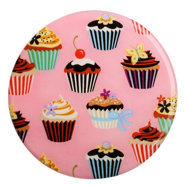 Andreas Andreas TR-101 Cupcakes Silicone Trivet - Pack of 3 - TR-101