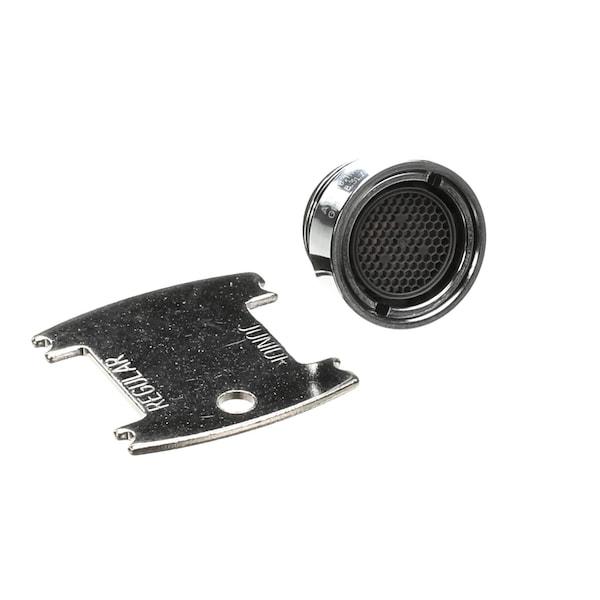 T&S Brass Aerator, Vandal Resistant, 2.2 Gpm, 13/16-27 Un M - B-0199-08