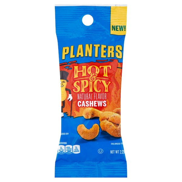 Planters Planters Maní Picante Caliente 2.25 oz. Tubo, Paquete de 30 - 10029000025810