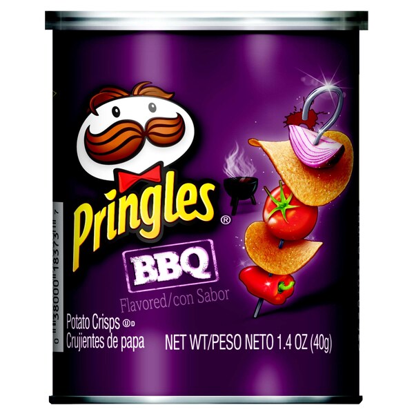 Pringles Papas Crujientes BBQ 1.4 oz., Paquete de 12 - 3800018372