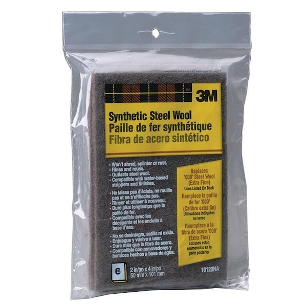 3M 3m 000 Extra Fine Synthetic Steel Wool  10120NA - 10120NA