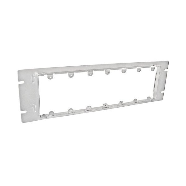 Southwire Electrical Box Cover, 7 Gangs, Rectangular, Galvanized Steel, Ring and Raised Cover - GBDC-127