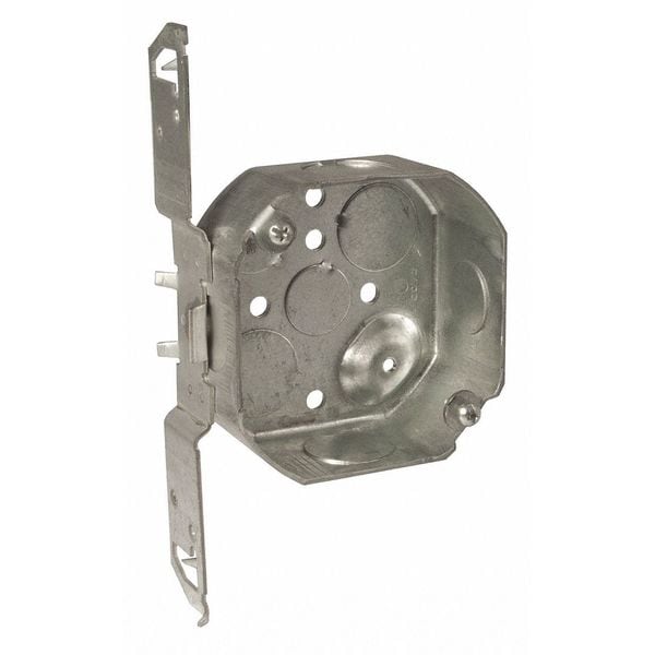Raco Electrical Box, 15.5 cu in, Octagon Box Type, Steel, Octagon Shape - 127TS