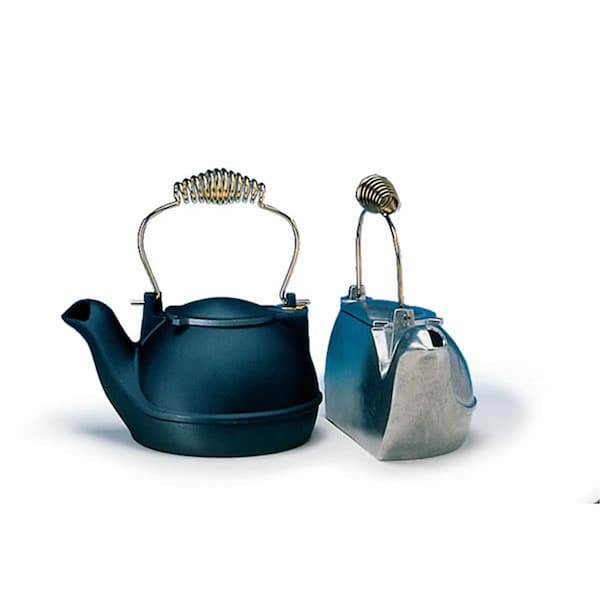 Perfectpillows Condar Company HK-B Black Cast Aluminum Half Kettle 2qt. - PE2547787