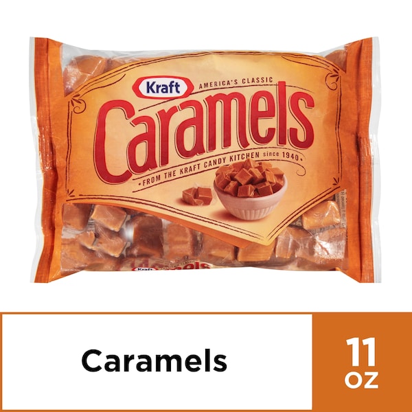 Caramelo Kraft de Bolsa de Vainilla 11 oz., paquete de 12 - 10070346000092